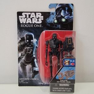 Star Wars "Rogue One" K- 2SO 3.75 carded figure by Hasbro / Disney